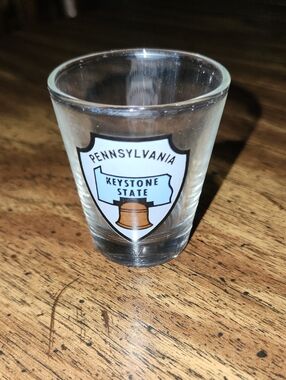 Pennsylvania Keystone State Shot Glass